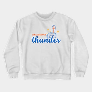 okc thunder basketball Crewneck Sweatshirt